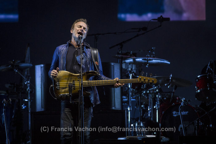 Sting et Peter Gabriel participent au spectacle d'ouverture du Festival d'été de Québec le 7 juillet 2016. Photo Francis Vachon pour Le Devoir.