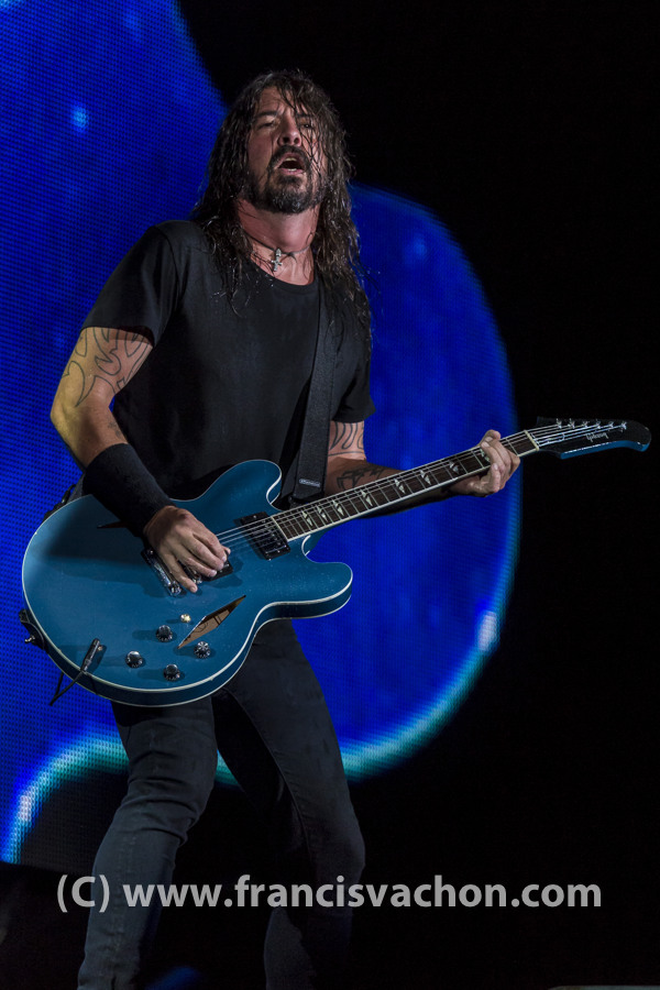 Foo Fighters au Festival d'été de Québec le 9 juillet 2018. 