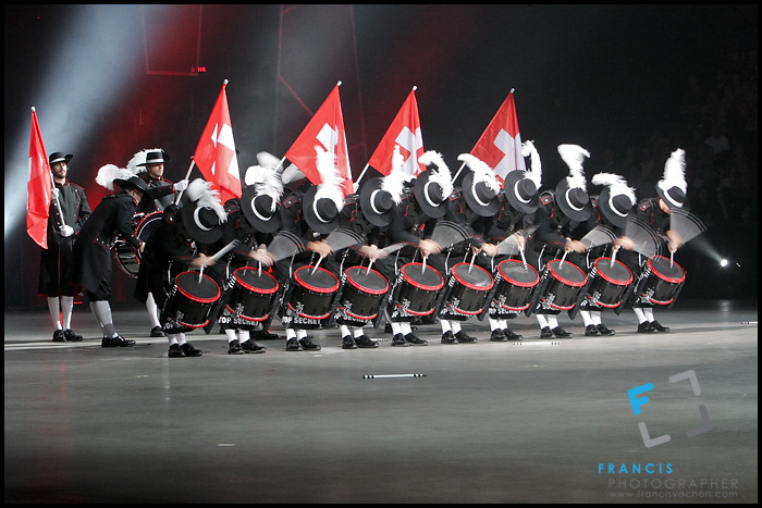 Switzerland Top Secret Drum Corps at the Quebec City International Festival of Military Bands