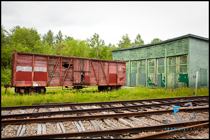 Railroad car of the Maine Central Railroad Company