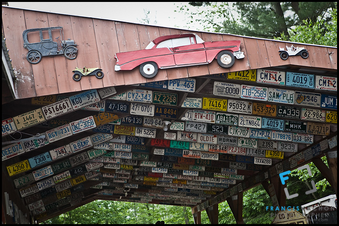License plates from various US states