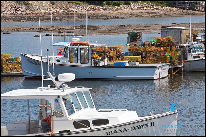 Lobster fishing vessels in Tremont, Maine