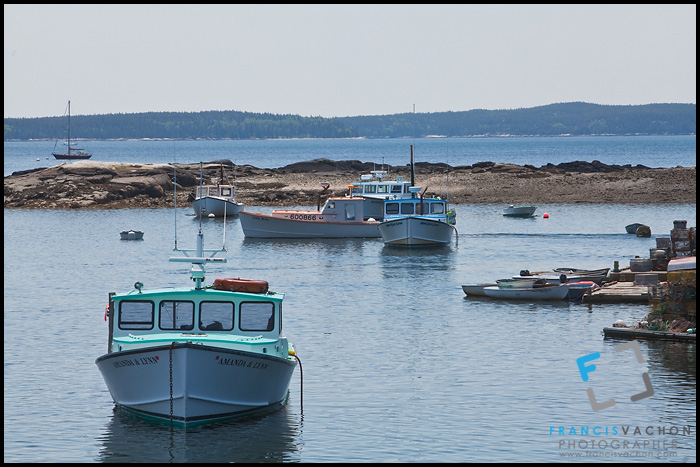 Lobster fishing vessels in Tremont, Maine