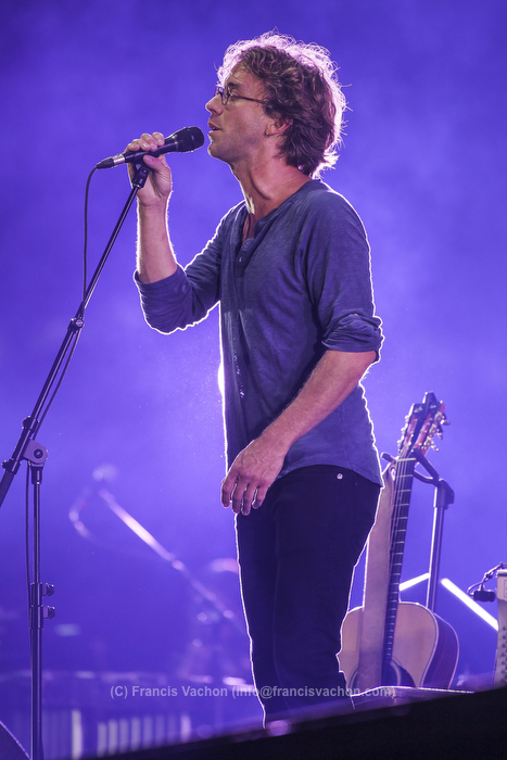 Fred Pellerin au Festival d'été de Québec le 14 juillet 2016. 