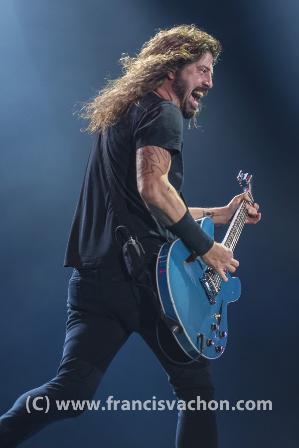 Foo Fighters au Festival d'été de Québec le 9 juillet 2018. 