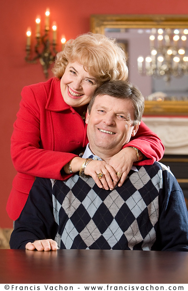 Marian Stastny and wife Eva